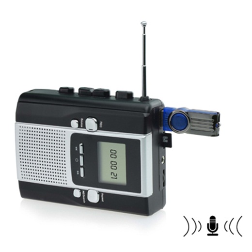 WeRecord Cassette Tape To MP3 Converter & Radio To MP3 Recorder with