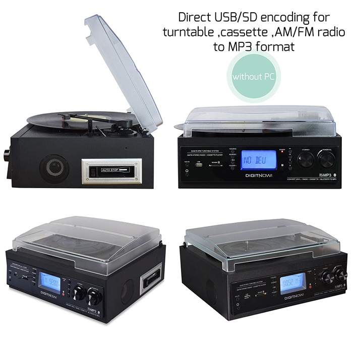digitnow bluetooth record player