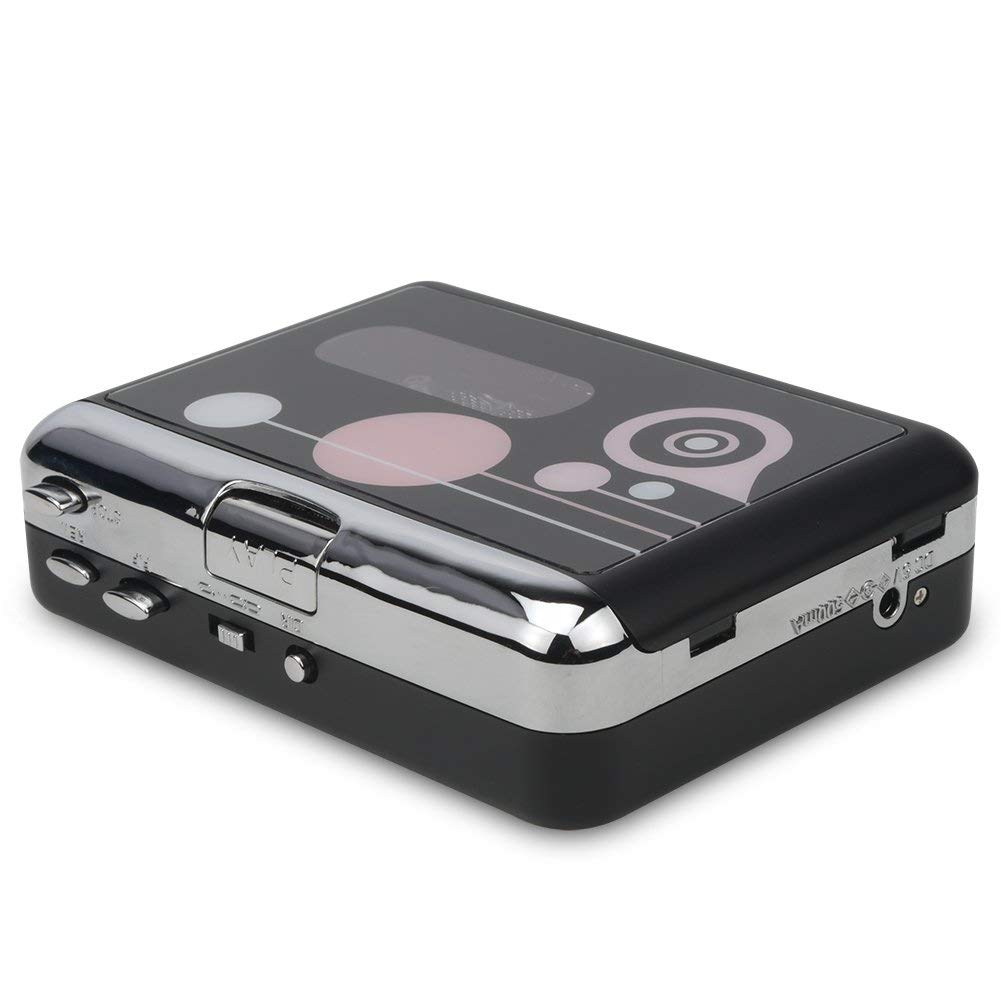 Zerone Portable Portable Tape to PC Registrierkassettenrekorder Musik-Player Digital Audio für Laptop und PC MP3-Player 