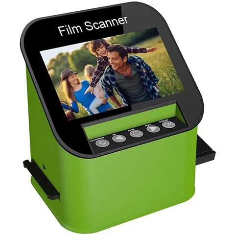DIGITNOW Film Scanner with 22MP High Resolution Slide Scanner Converts 35mm, 110 & 126 and Super 8 Films, Slides and Negatives to JPEG Includes 4.3 Inch TFT LCD Display