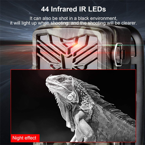 DIGITNOW Digital Trail Camera 20MP 1080P Waterproof Game Hunting Scouting Camera for Wildlife Monitoring with 44pcs IR LED