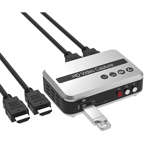 DIGITNOW HDMI Video Converter Game Capture/HD, Video Capture Device/Recorder for PS4, Xbox One/Xbox 360,LiveTV,PVR DVR, Support HD Video HDCP 1080P and Mic in(No Computer Required)