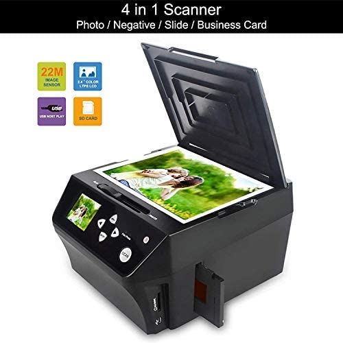 DIGITNOW Film &Slide Photo Multi-Function Scanner, 135Film/35mm,110Film/16mmNegatives/Slide/Photo/Document/Business Card to HD 22MP Digital JPG Files, 8GB Memory Card Negative Scanner -DIGITNOW!