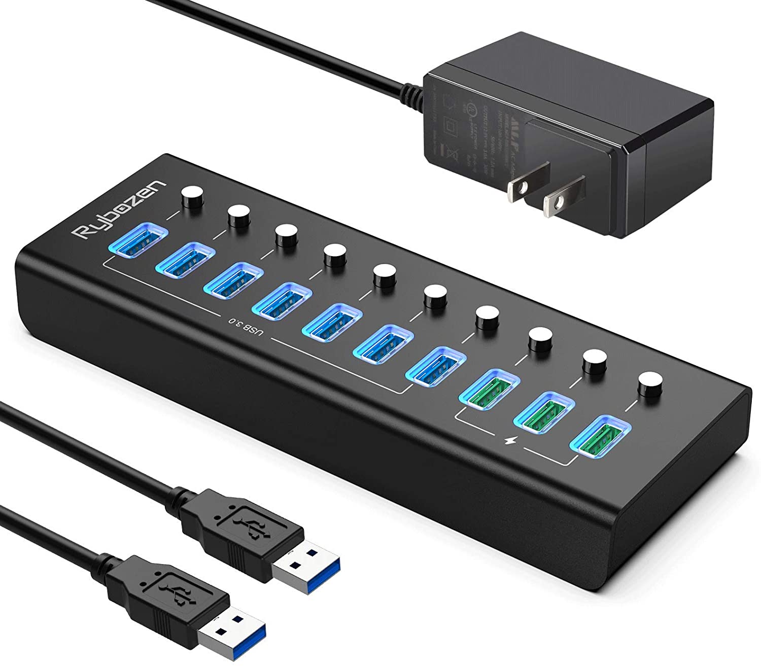 kærtegn tykkelse hår USB 3.0 Hub- KVM Switches & Hubs-Product-DIGITNOW!