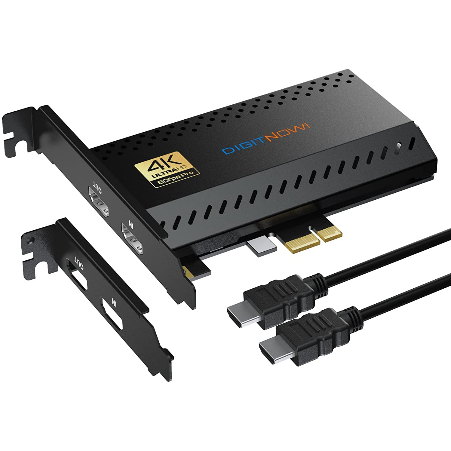 DIGITNOW PCIe Capture Card 4Kp60 - Live Gamer 4K Video Capture Card with HDMI Input/Output, Ultra-Low Latency for Streaming and Recording Nintendo Switch, PS5, PS4, Xbox Series X/S, Xbox One X