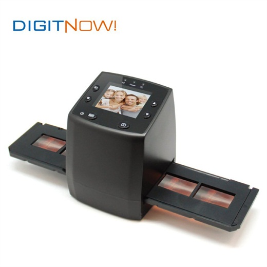 DIGITNOW High resolution film scanner convert 35/135mmNegative&Slide to Digital JPEGs and saved to SD card, Using Built-In Software Interpolation with 1800DPI High Resolution-5/10M Photo&Film Scanner