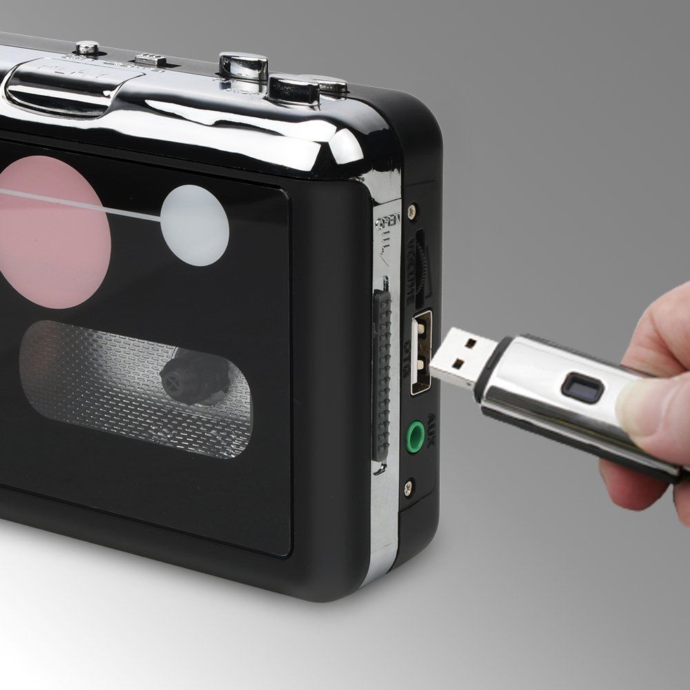 Cassette Player Converter, Convert Tapes to Digital MP3 Portable