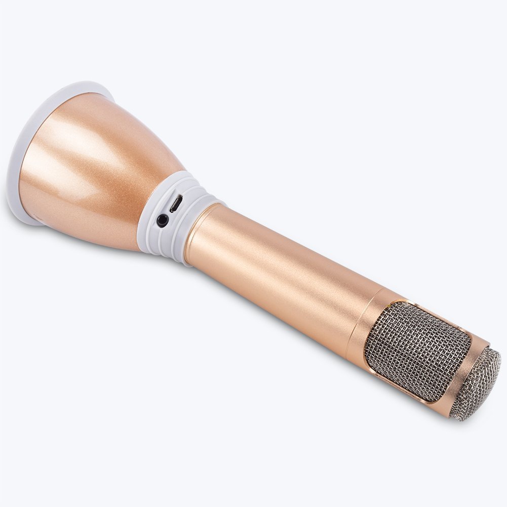 DIGITNOW Wireless Kids Portable Karaoke Microphones with Bluetooth Speaker for Music Playing and Singing Machine System for iPhone/Android Smartphone/Tablet