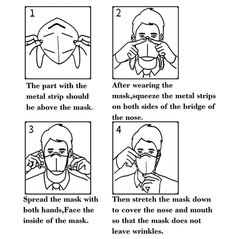 10 PCS KN95 Face Mask Mouth Cover 