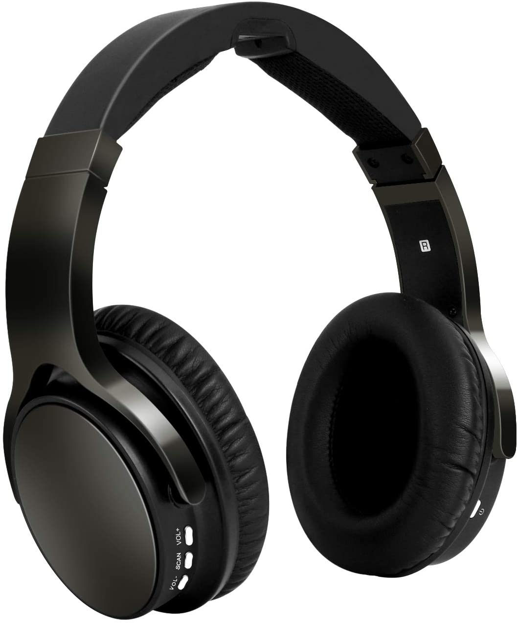 Rybozen Wireless TV Headphones with 2.4G Digital RF Transmitter, Hi-Fi Over-Ear Cordless Headset with RCA / 3.5MM / Optical Port, for Watching Home TV Game Computer Television