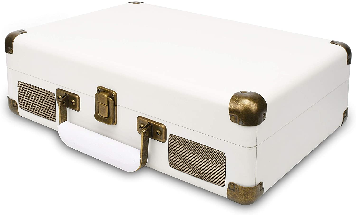 DIGITNOW! Turntable Record Player 3speeds with Built-in Stereo Speakers, Supports USB/RCA Output/Headphone Jack / MP3 / Mobile Phones Music Playback,Suitcase Design