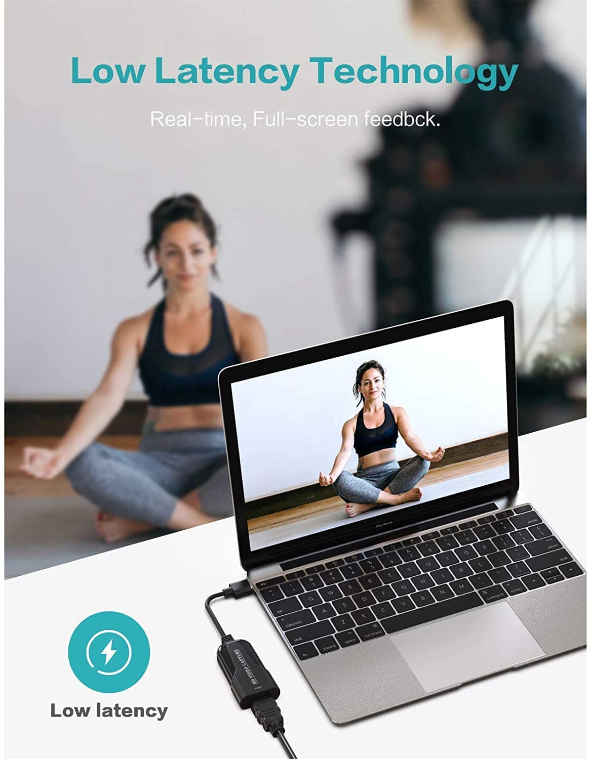 Rybozen USB 3.0 Video Capture Card HDMI Video HD 1080P Capture Box Live Streaming For DVD Camcorder Camera Recording, Record Graphic Grabber for Gaming, Streaming, Teaching, Video Conference