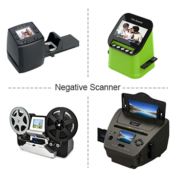 All-in-One High Resolution 16MP Film Scanner with 2.4 LCD Screen