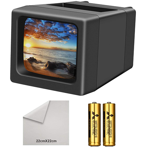 Rybozen LED Lighted Illuminated 35mm Slide Viewer(2AA Batteries Included)
