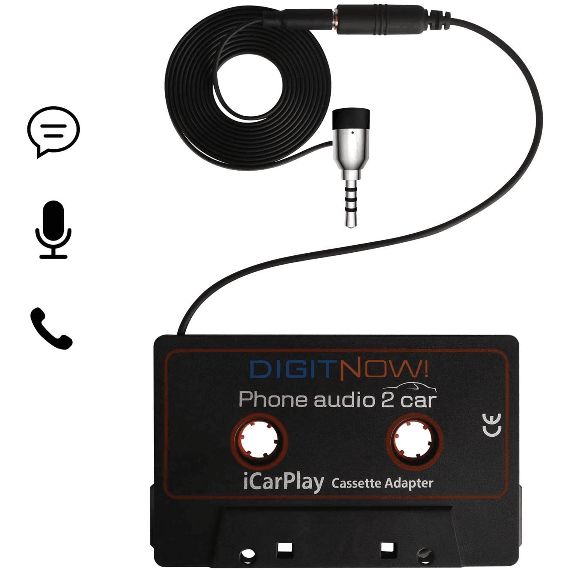 DIGITNOW Car Cassette Adapter to Play Smartphone Music Through