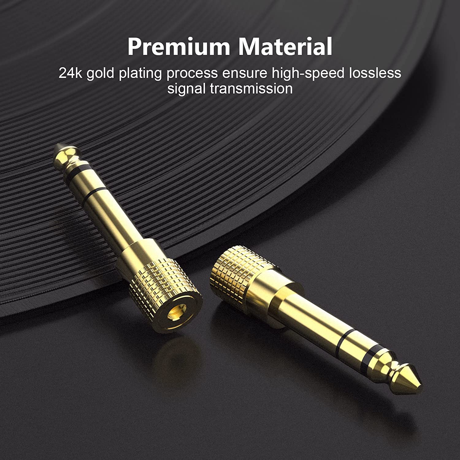 DIGITNOW 6.35mm (1/4 inch) Male to 3.5mm (1/8 inch) 