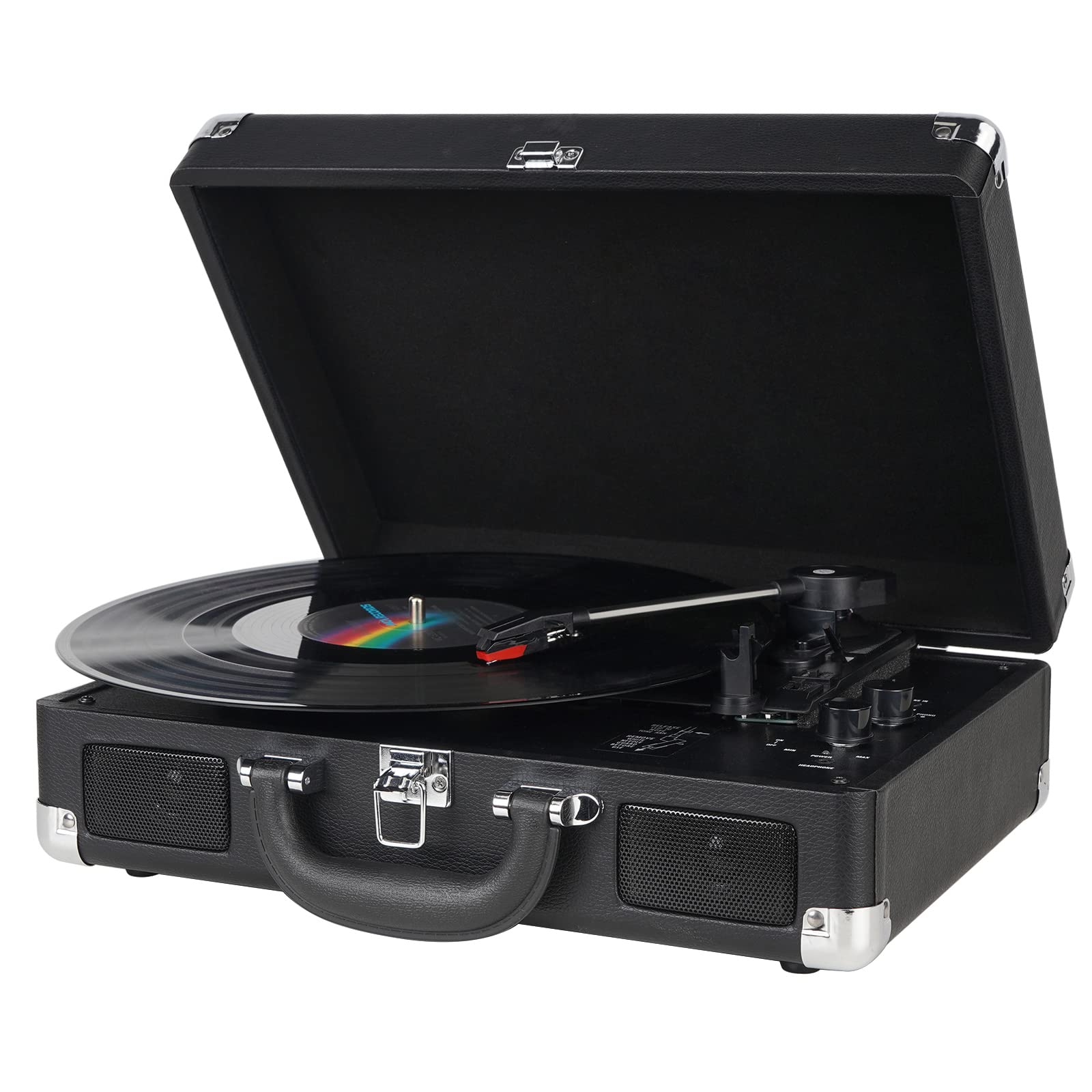 Vinyl Record Player Wireless Turntable with Stereo Comoros