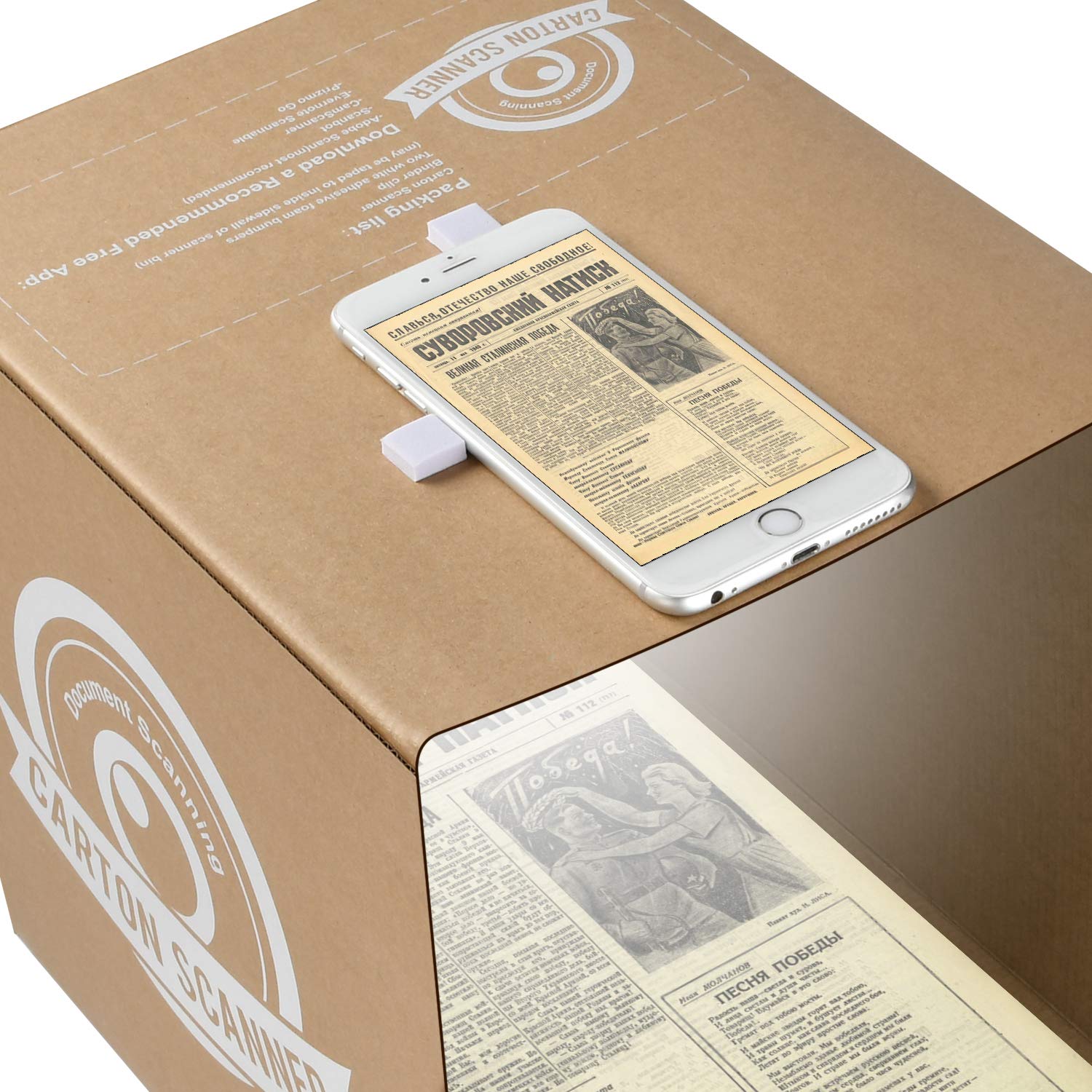The Smart Phone Document Scanner, Document Scanning Solution, Scan Receipts, Letters, Notes, Fragile documents