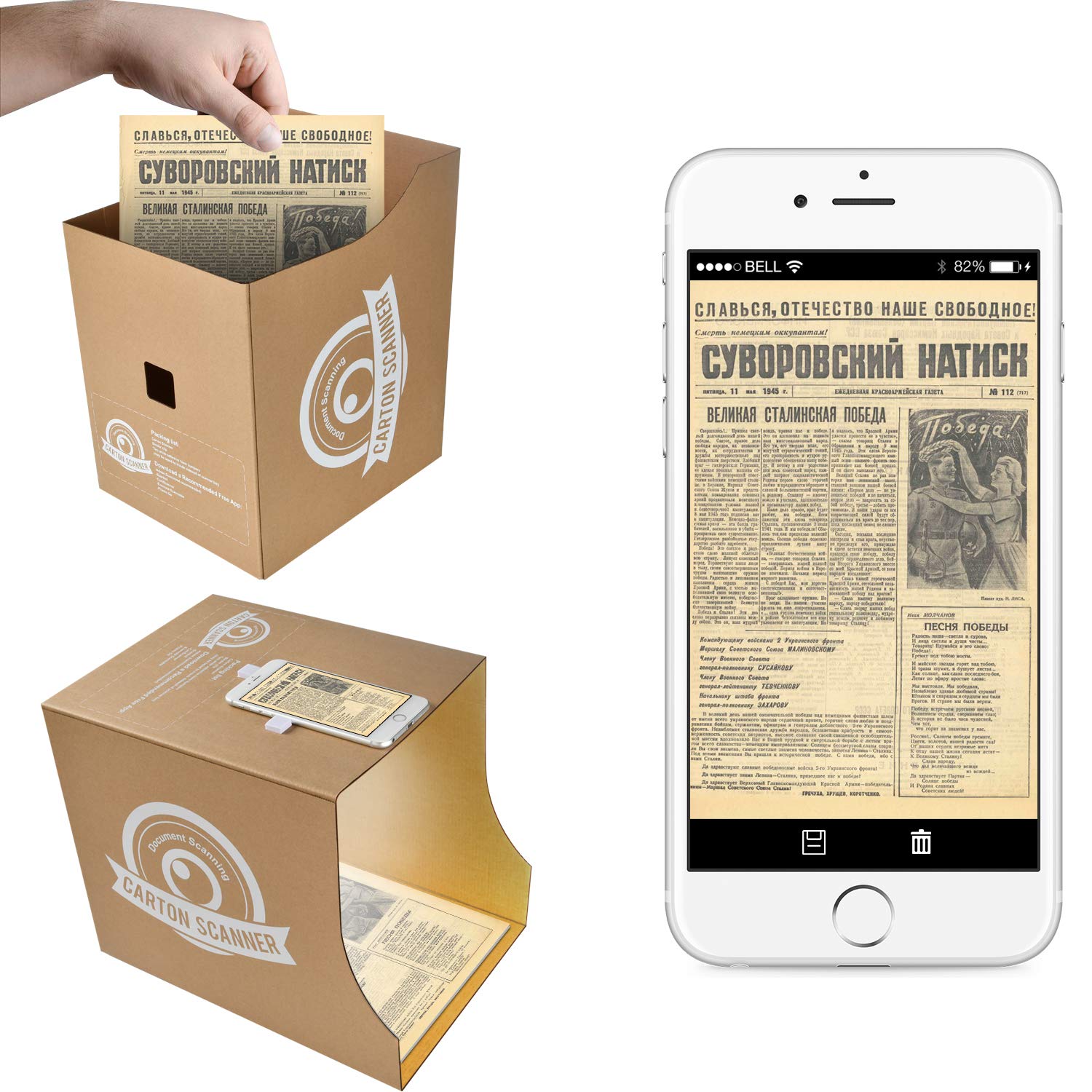 The Smart Phone Document Scanner, Document Scanning Solution, Scan Receipts, Letters, Notes, Fragile documents