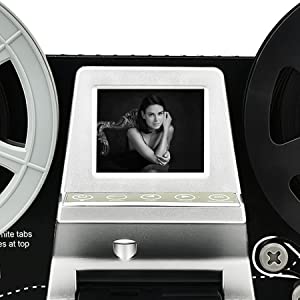 Film Scanner 5&3 Reel 8mm Super 8 Roll Digital Video Scanner Movie  Digitizer