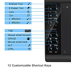 DIGITNOW V1060 Plus Digital Graphics Drawing Tablets 